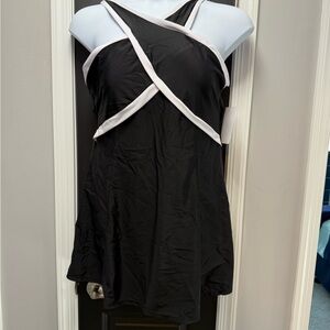 Black and White Women's Swim Dress NEW